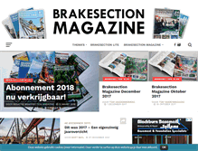 Tablet Screenshot of brakesection.be